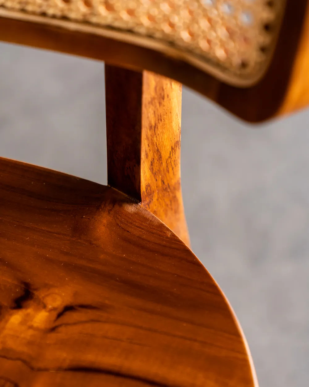 Silla Ibu en Madera Teca y Ratán