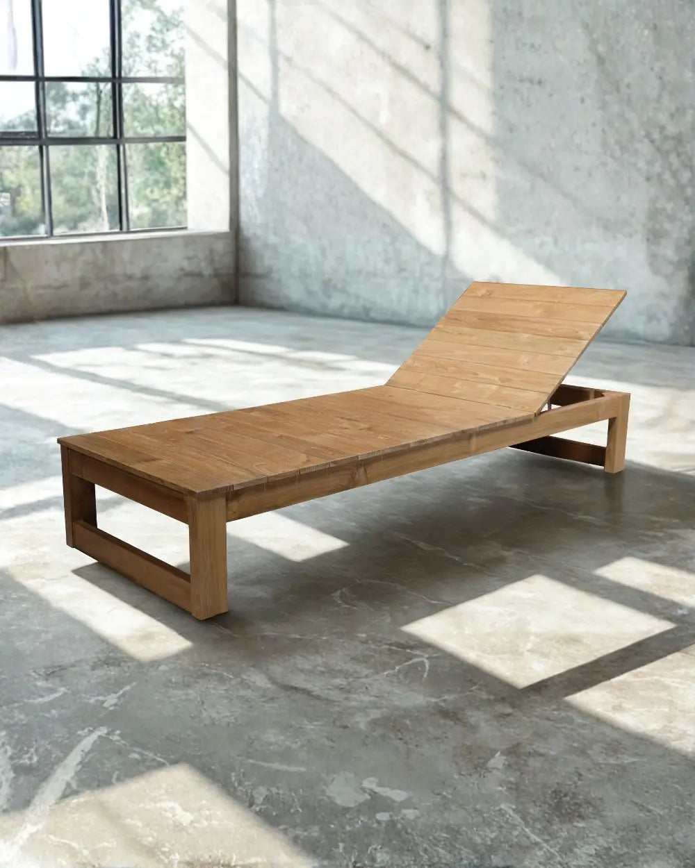 Reposera Akar Individual en Madera Teca