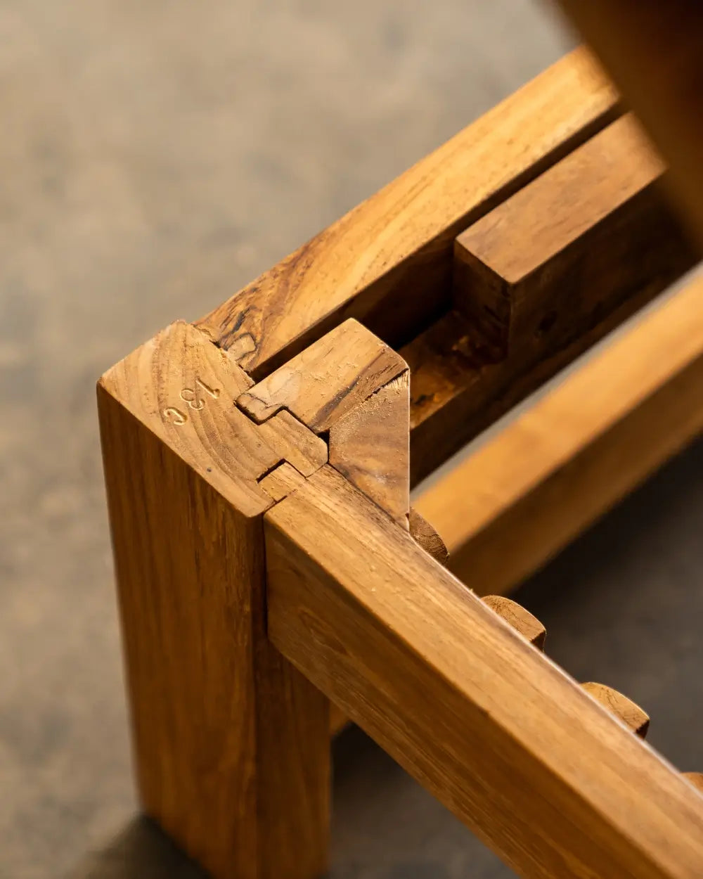 Reposera Akar Doble en Madera Teca