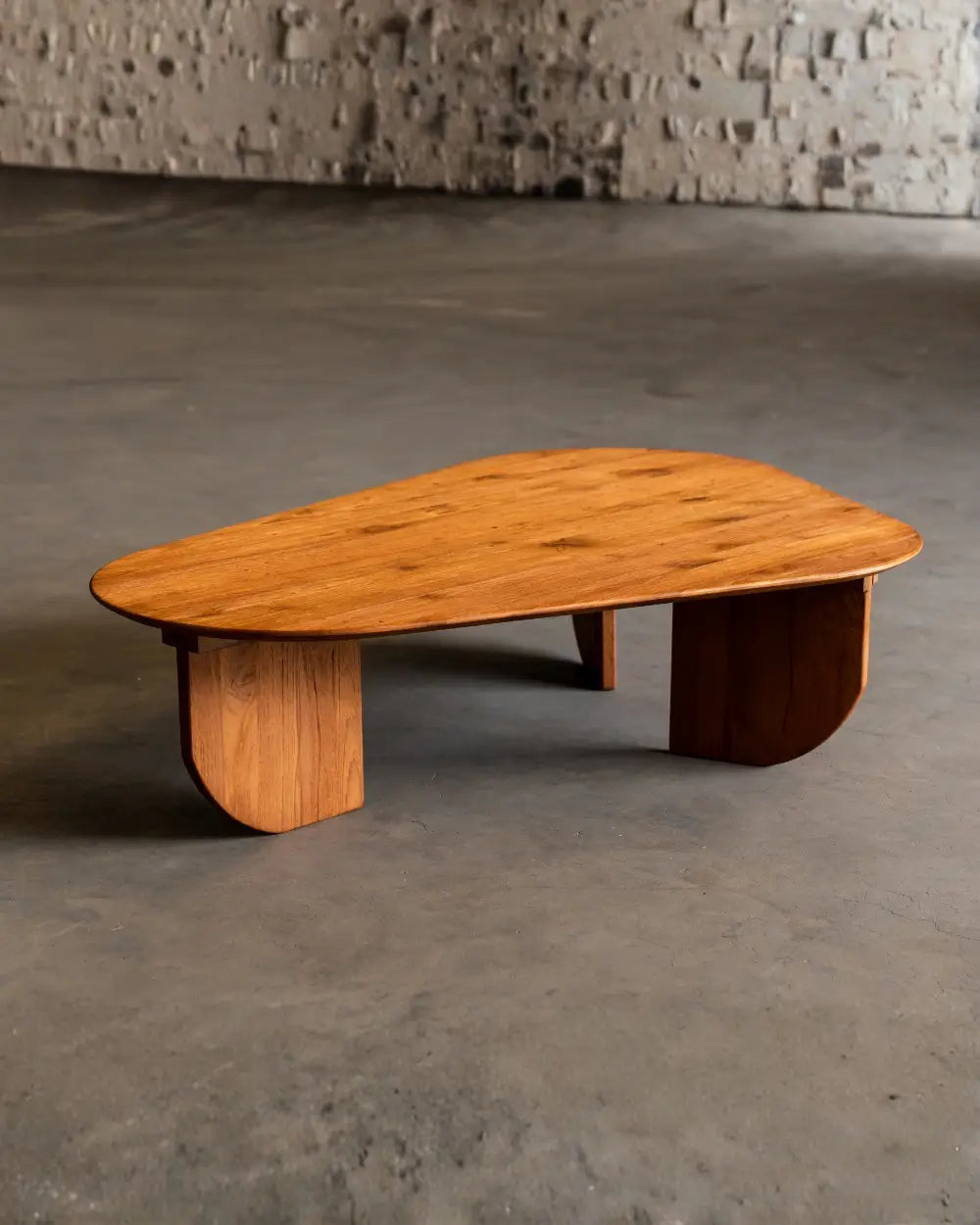 Mesa Ratona Batu en Madera Teca - Small