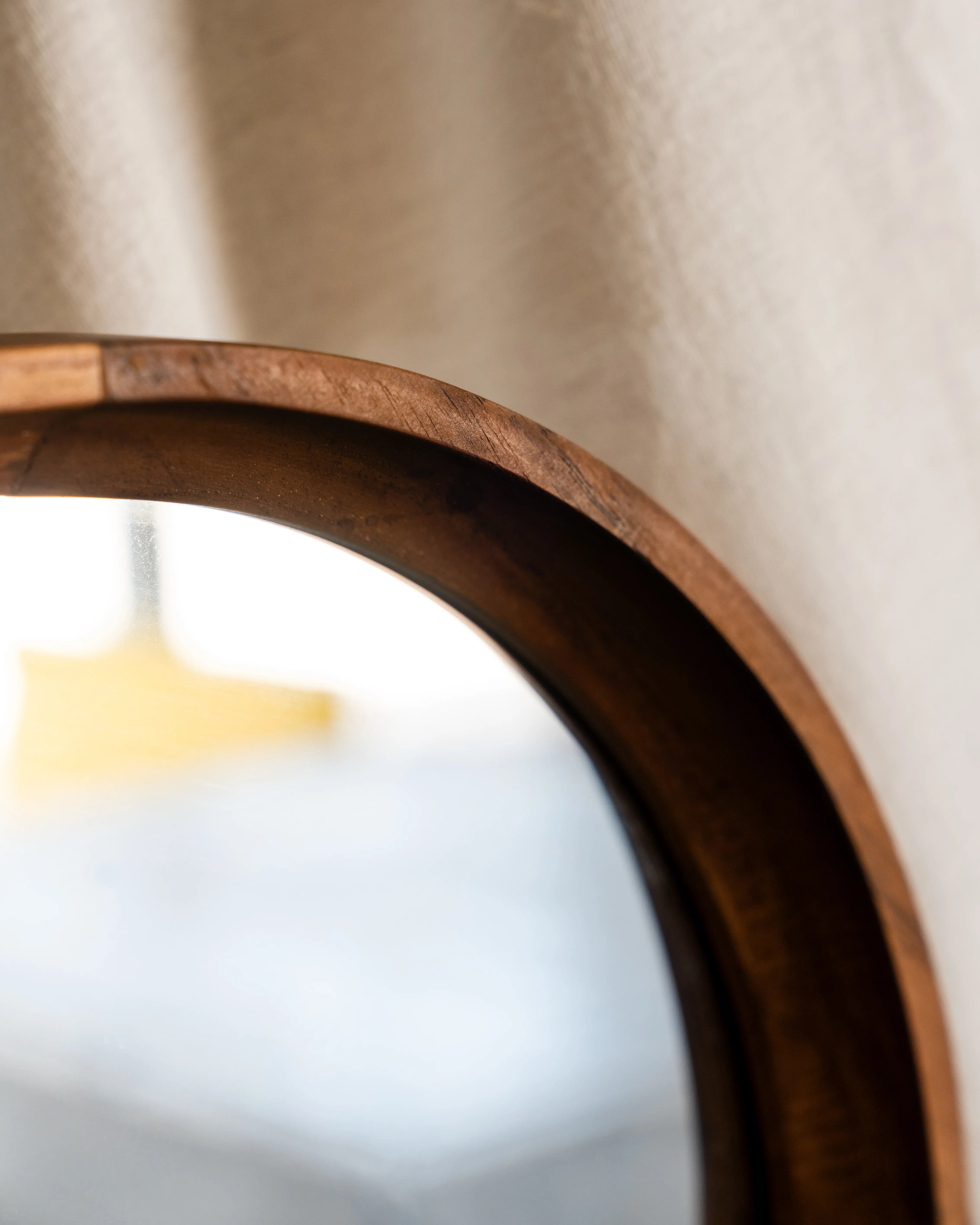 Espejo Kopi en Madera Teca - 60cm