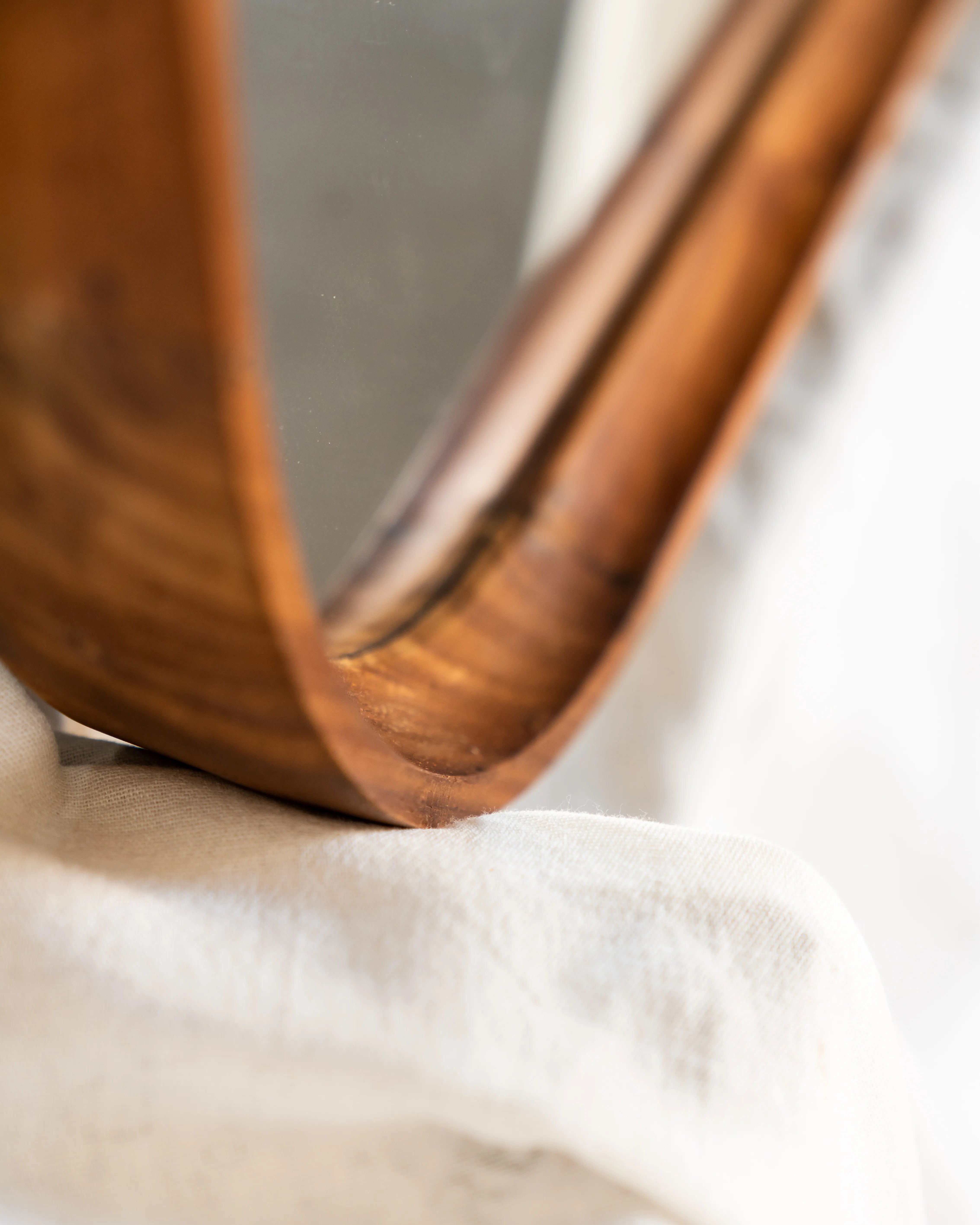 Espejo Kopi en Madera Teca - 60cm