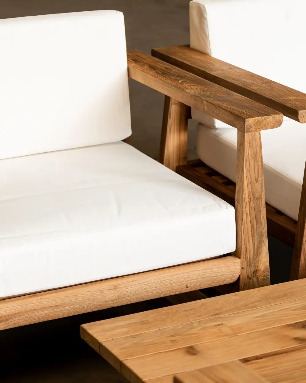 Juego de Living Arang en Madera Teca