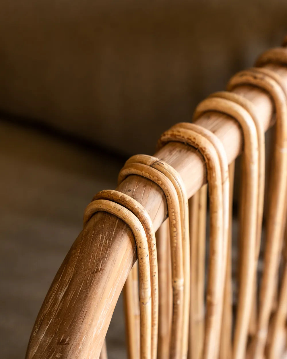 Sillón Rawa en Madera Teca y Ratán