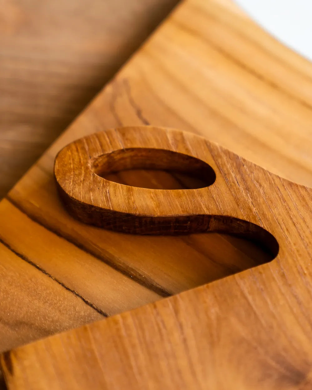 Bandeja Karang en Madera Teca y Resina - Large