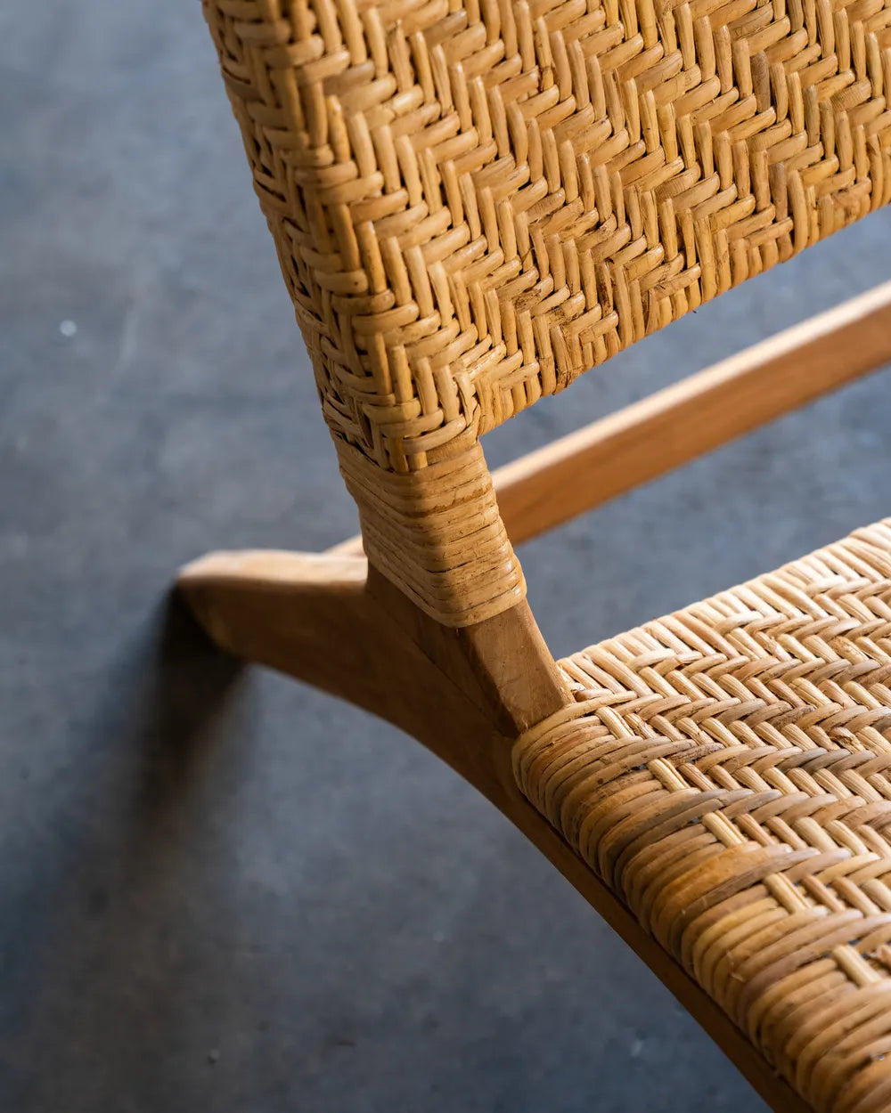 Sillón Benar en Madera Teca y Ratán