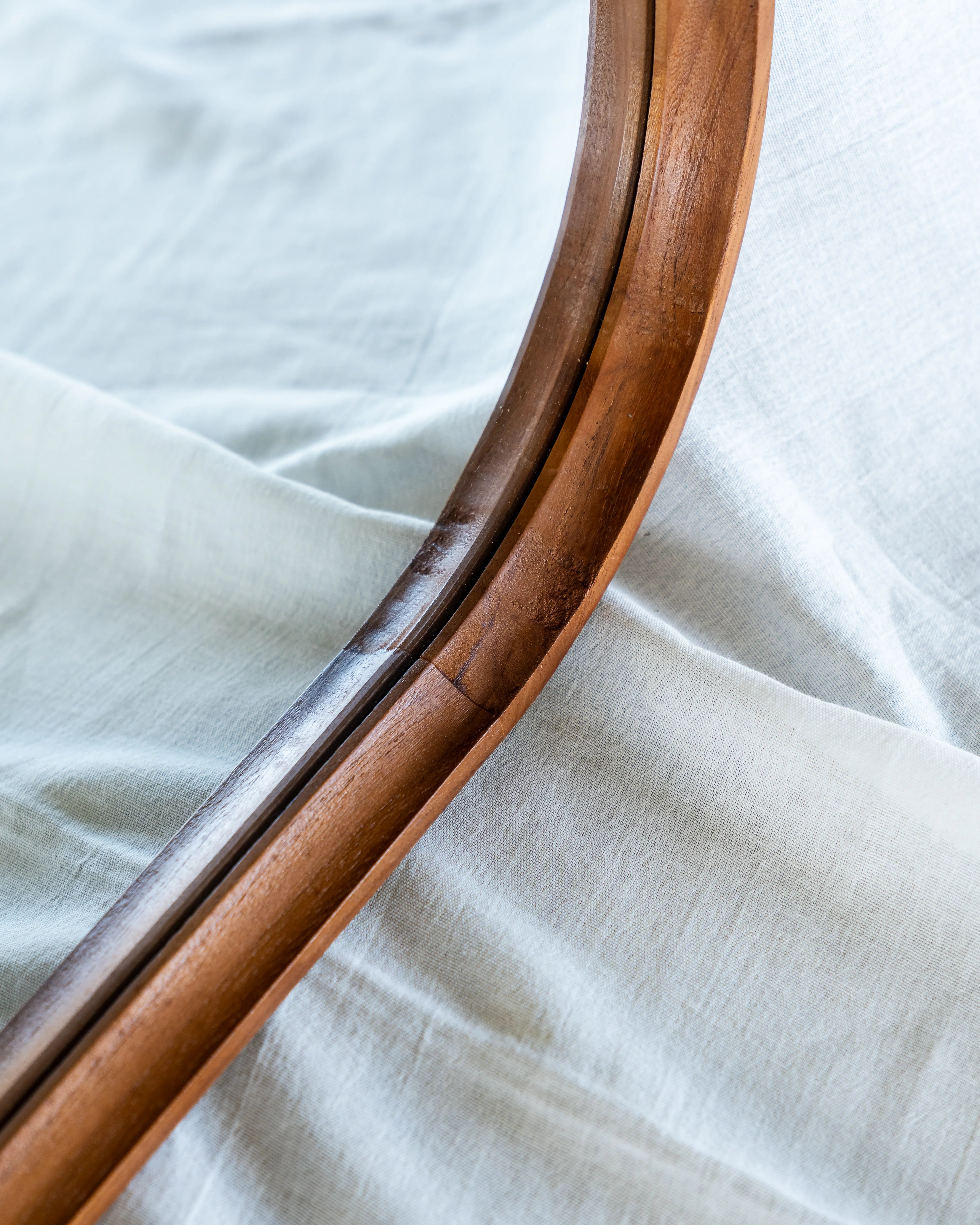 Espejo Kopi en Madera Teca - 80cm