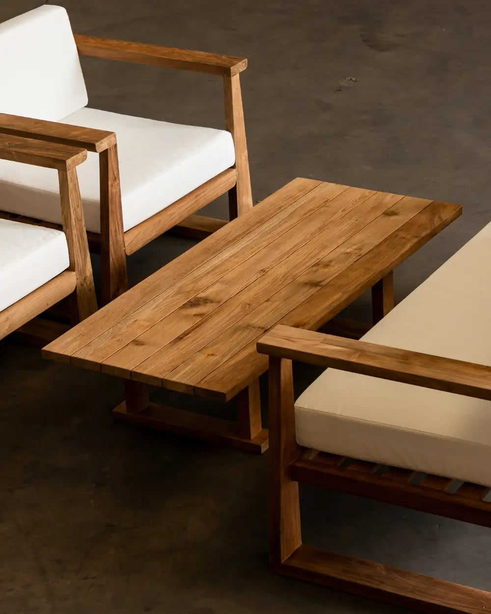 Juego de Living Arang en Madera Teca