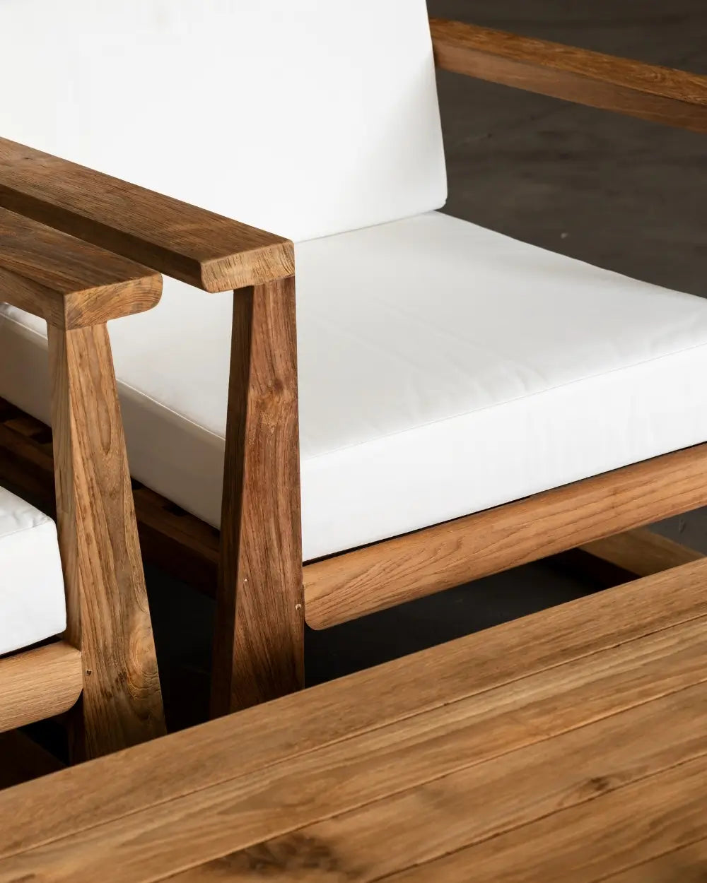 Juego de Living Arang en Madera Teca